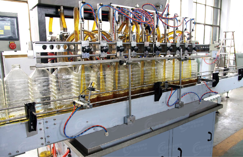 直线式油灌装机